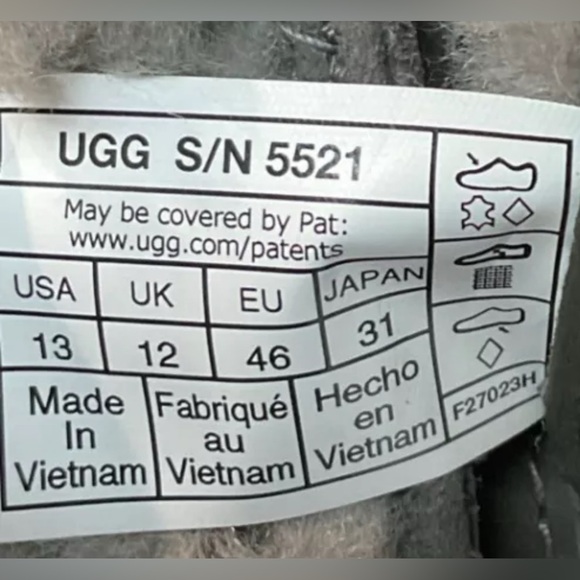 UGG Men’s Butte Boots Waterproof Grey Sz 13 NWOB - Picture 7 of 12